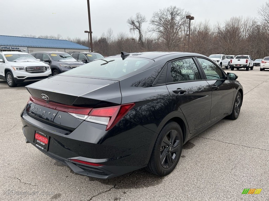 2021 Elantra SEL - Phantom Black / Black photo #3