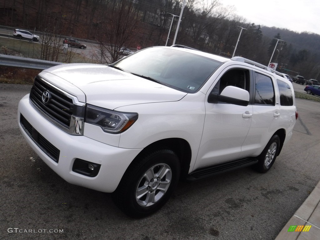 2019 Sequoia SR5 4x4 - Super White / Graphite photo #14
