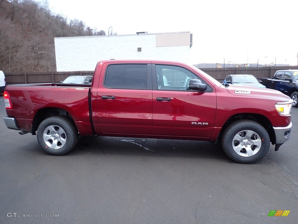 Delmonico Red Pearl 2023 Ram 1500 Big Horn Crew Cab 4x4 Exterior Photo #145453202