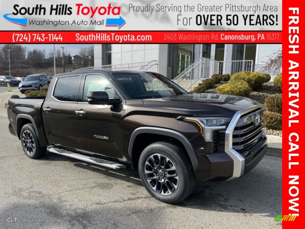 2023 Tundra Limited CrewMax 4x4 - Smoked Mesquite / Black photo #1