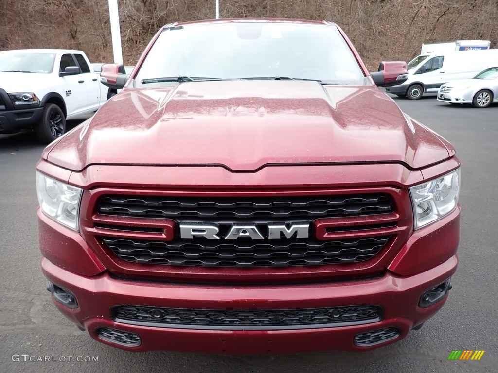 Delmonico Red Pearl 2023 Ram 1500 Big Horn Crew Cab 4x4 Exterior Photo #145453684
