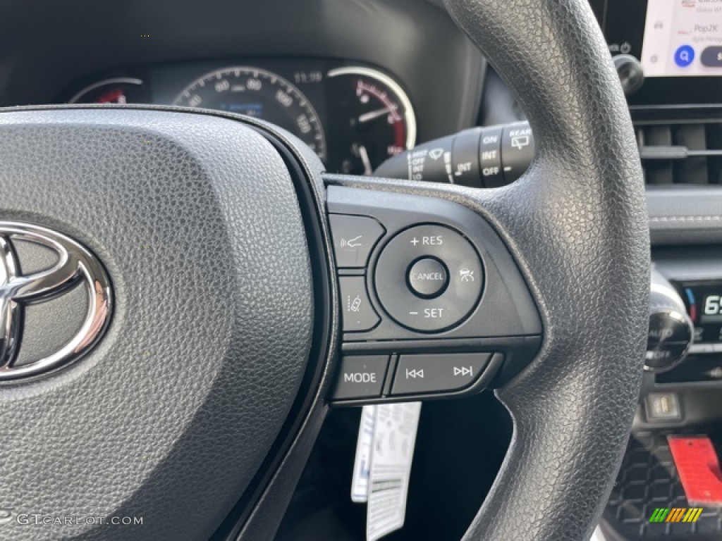 2023 Toyota RAV4 XLE AWD Black Steering Wheel Photo #145454314