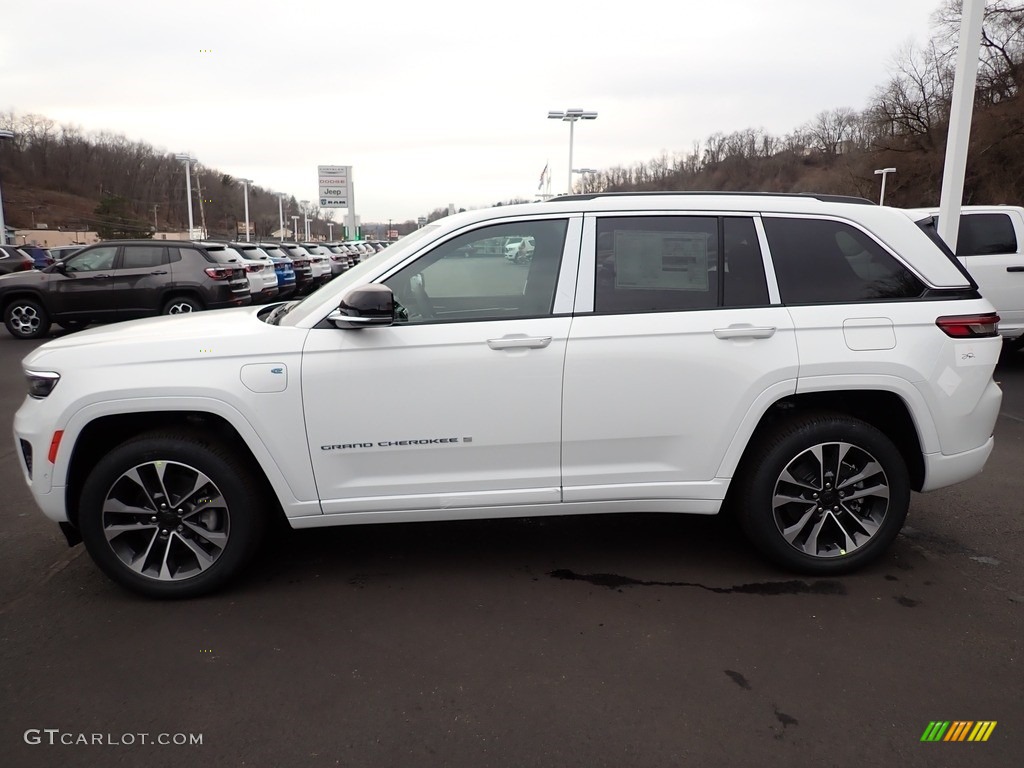 Bright White 2023 Jeep Grand Cherokee Overland 4XE Exterior Photo #145454359
