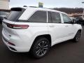 2023 Bright White Jeep Grand Cherokee Overland 4XE  photo #6