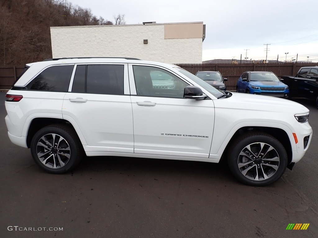 Bright White 2023 Jeep Grand Cherokee Overland 4XE Exterior Photo #145454434