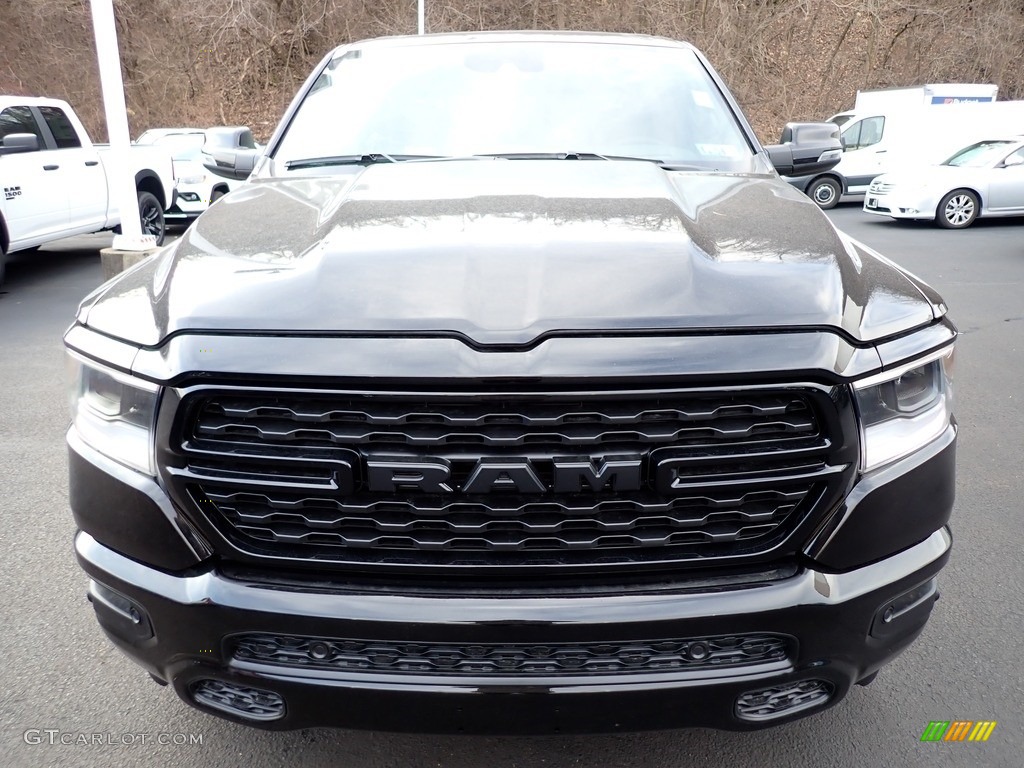 Diamond Black Crystal Pearl 2023 Ram 1500 Big Horn Night Edition Crew Cab 4x4 Exterior Photo #145454518