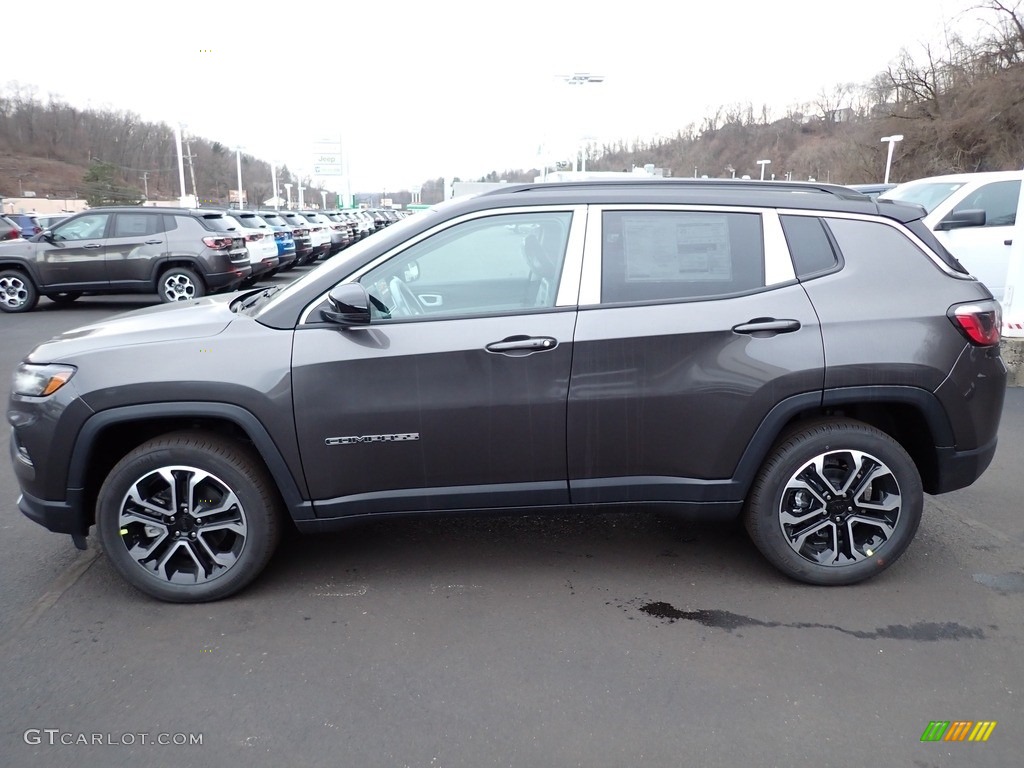 Granite Crystal Metallic 2022 Jeep Compass Limited 4x4 Exterior Photo #145454656
