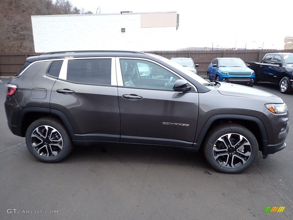 Granite Crystal Metallic 2022 Jeep Compass Limited 4x4 Exterior Photo #145454733