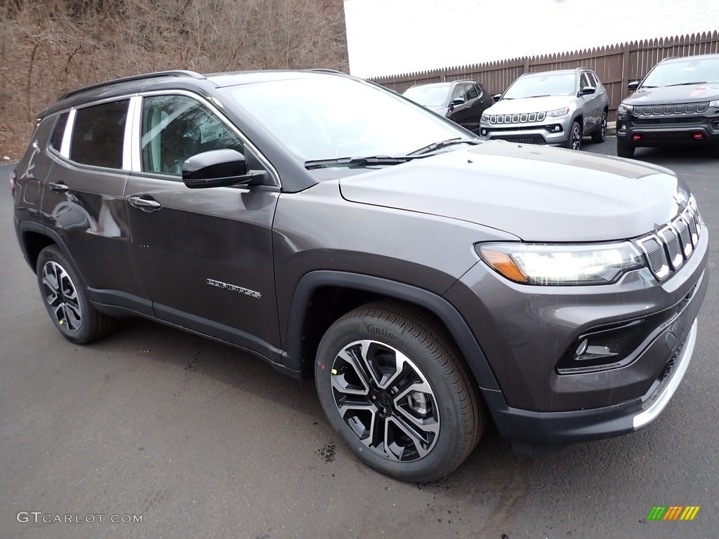Granite Crystal Metallic 2022 Jeep Compass Limited 4x4 Exterior Photo #145454743