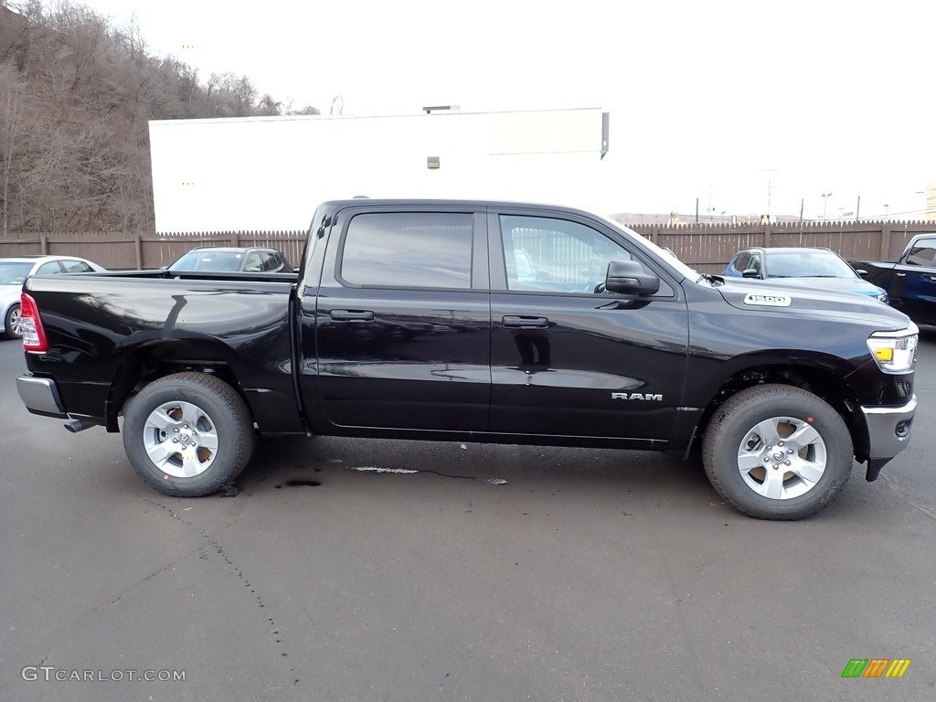 Diamond Black Crystal Pearl 2023 Ram 1500 Big Horn Crew Cab 4x4 Exterior Photo #145454785