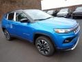 Laser Blue Pearl 2022 Jeep Compass Limited 4x4 Exterior