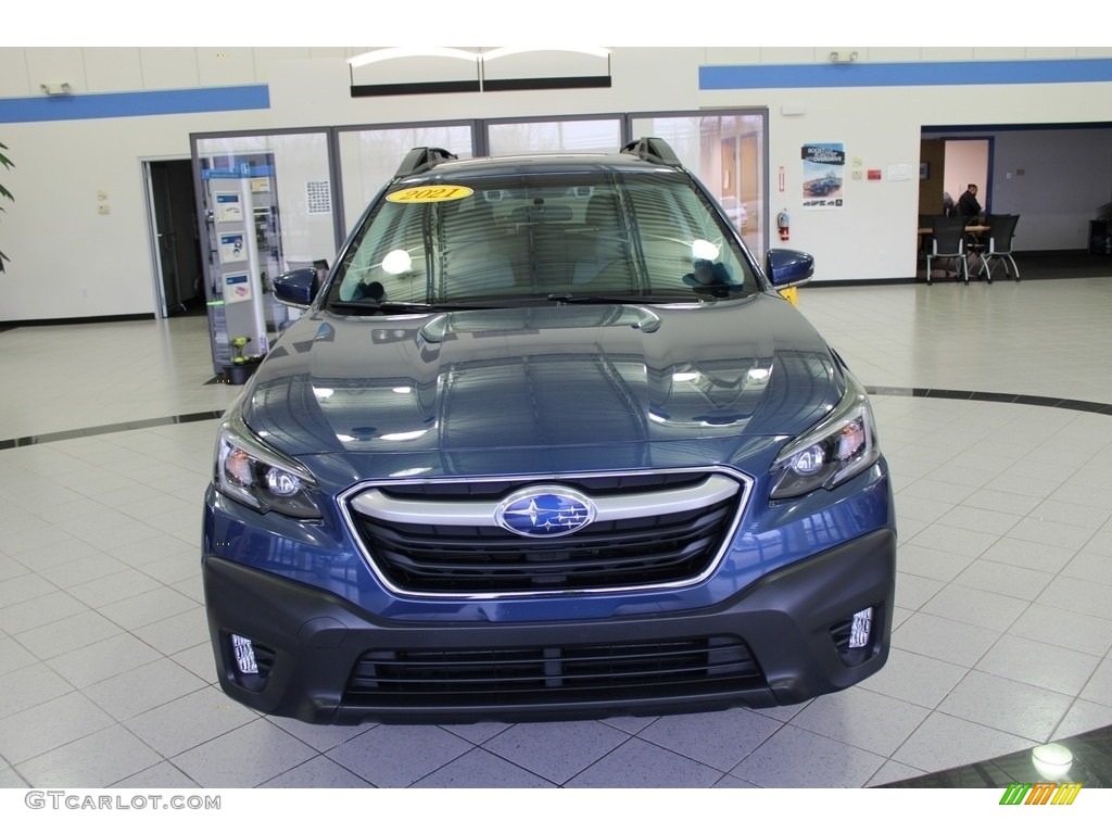 2021 Outback 2.5i Premium - Abyss Blue Pearl / Gray photo #2