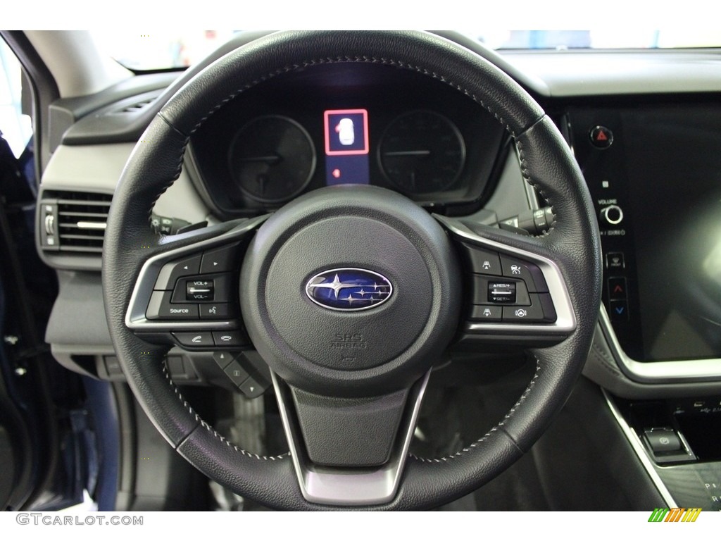 2021 Subaru Outback 2.5i Premium Gray Steering Wheel Photo #145455469