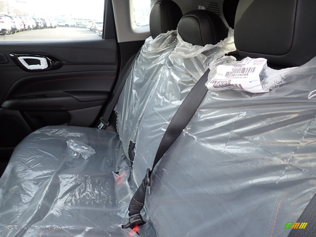 2022 Compass Trailhawk 4x4 - Diamond Black Crystal Pearl / Black/Ruby Red photo #12