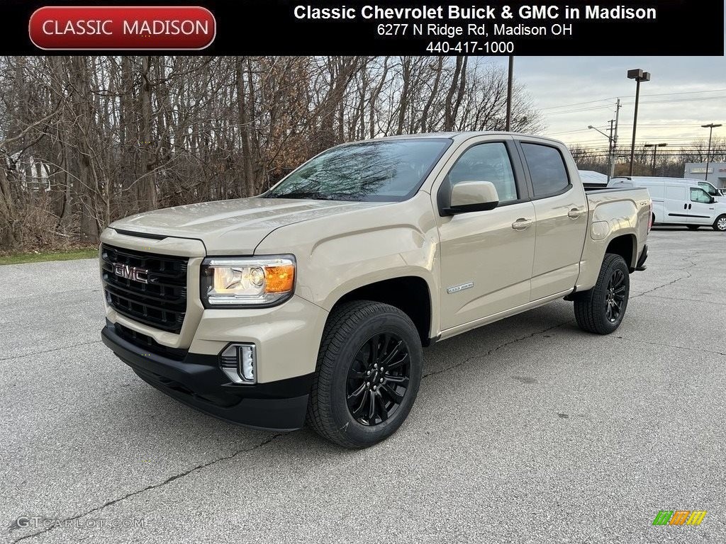 2022 Canyon Elevation Crew Cab 4WD - Desert Sand Metallic / Jet Black photo #1
