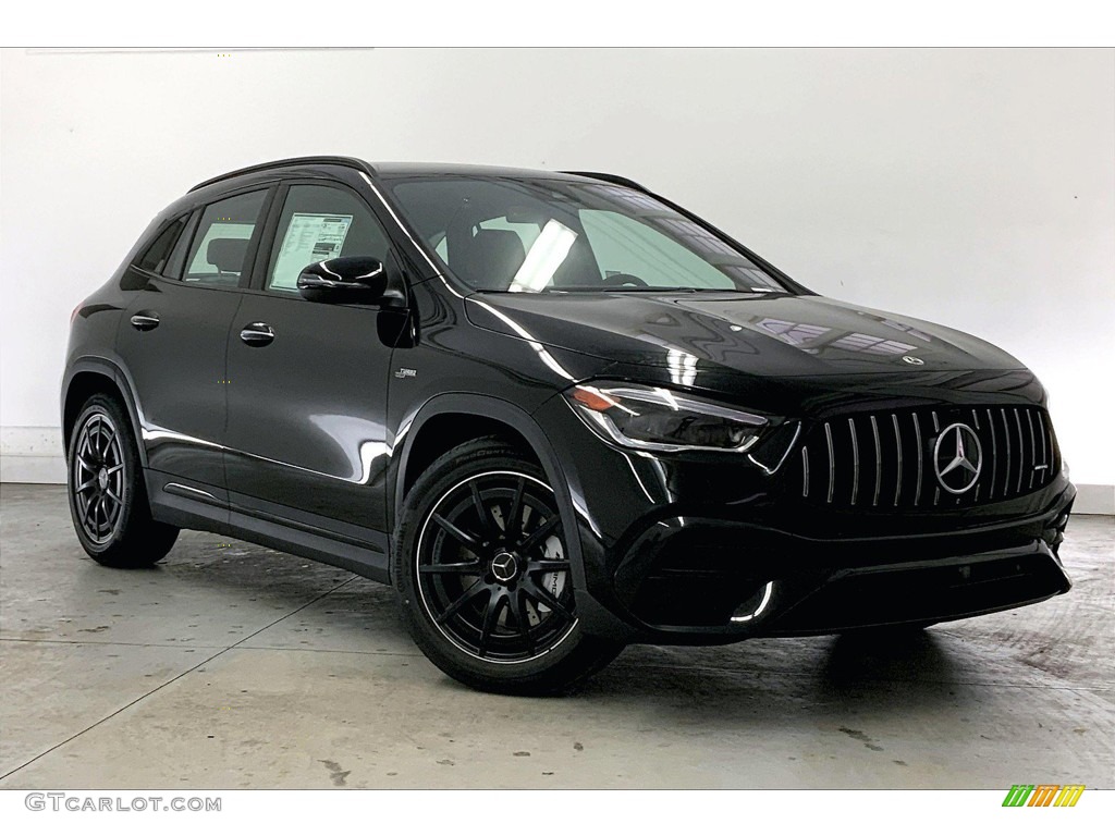 2023 GLA AMG 35 4Matic - Cosmos Black Metallic / Neva Gray/Black photo #12