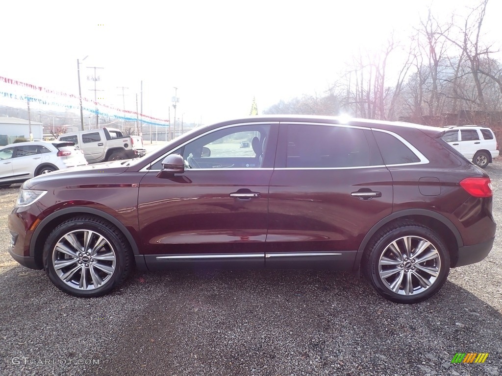 Burgundy Velvet 2017 Lincoln MKX Reserve AWD Exterior Photo #145457231