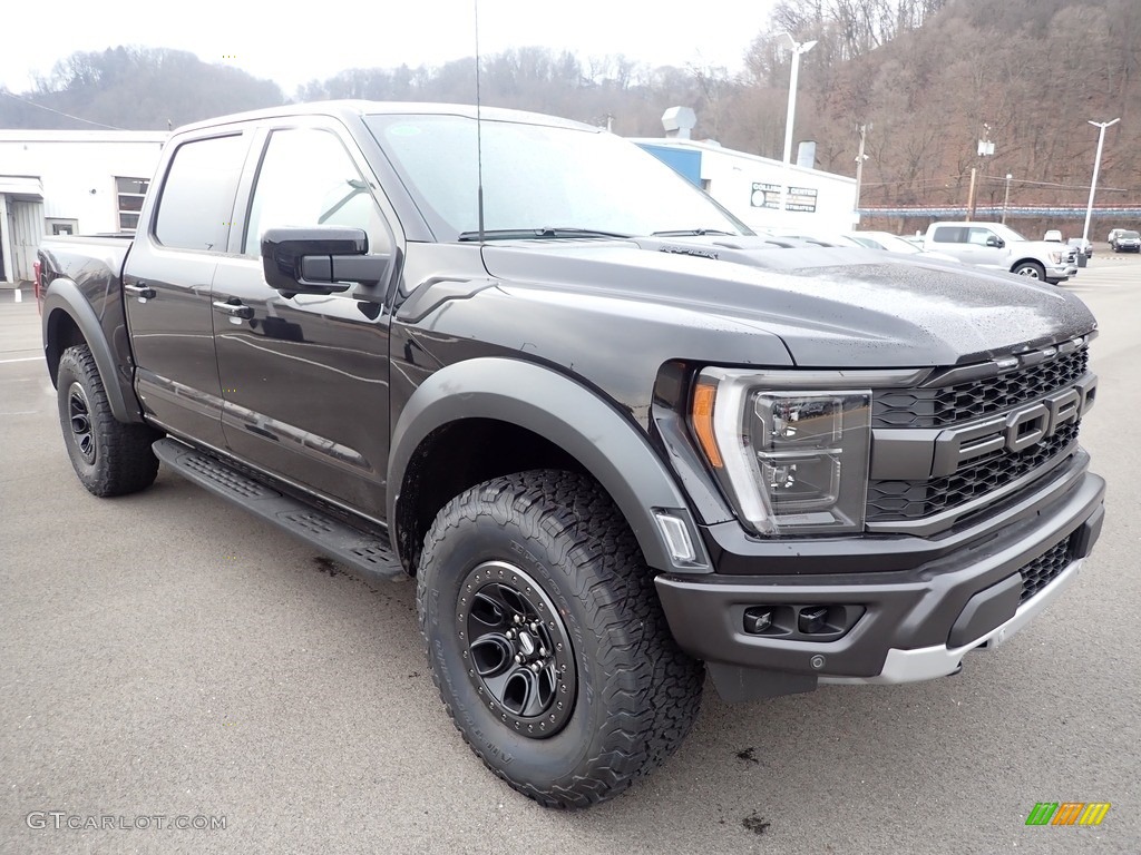 Agate Black Metallic 2023 Ford F150 SVT Raptor SuperCrew 4x4 Exterior Photo #145457486