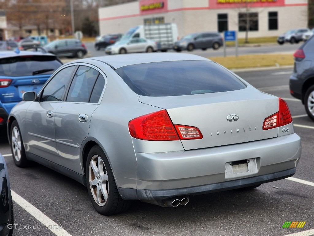 2004 G 35 Sedan - Brilliant Silver Metallic / Graphite photo #6