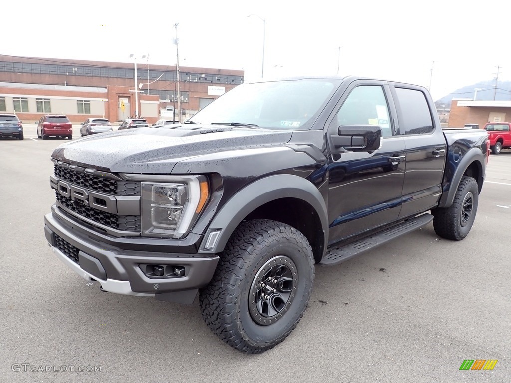 Agate Black Metallic 2023 Ford F150 SVT Raptor SuperCrew 4x4 Exterior Photo #145457518