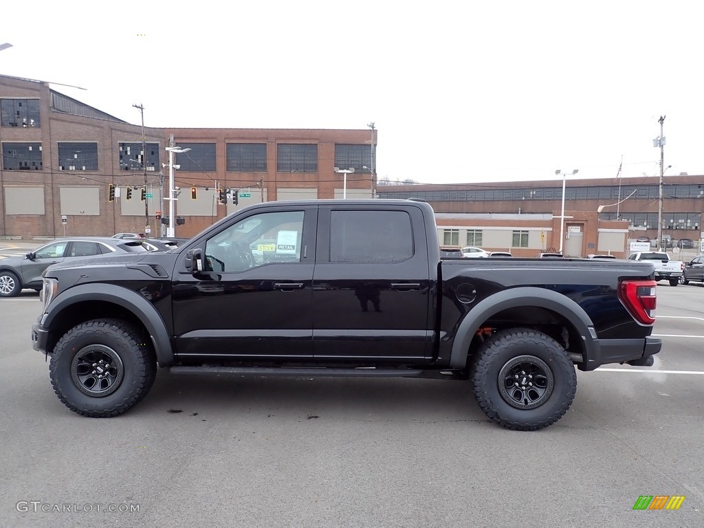 Agate Black Metallic 2023 Ford F150 SVT Raptor SuperCrew 4x4 Exterior Photo #145457532