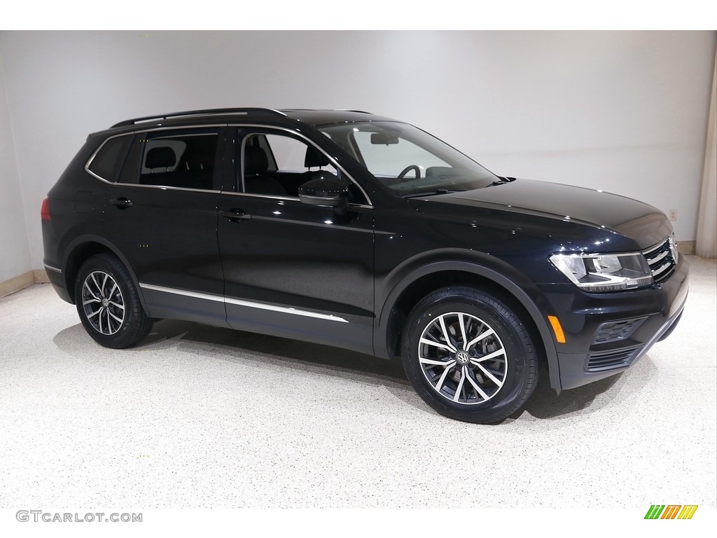 Deep Black Pearl 2020 Volkswagen Tiguan SE 4MOTION Exterior Photo #145457742