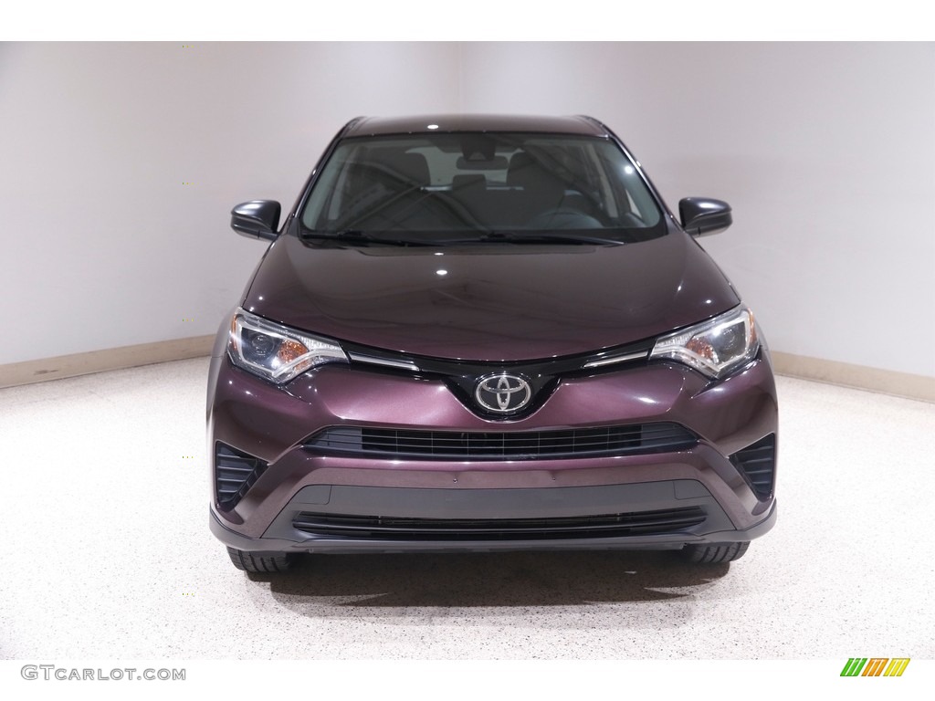2018 RAV4 LE - Black / Black photo #2