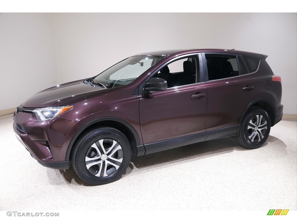 2018 RAV4 LE - Black / Black photo #3