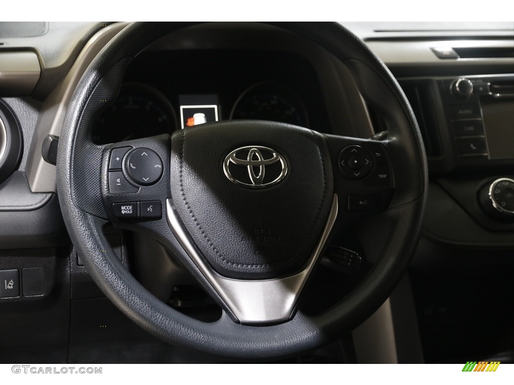 2018 RAV4 LE - Black / Black photo #7