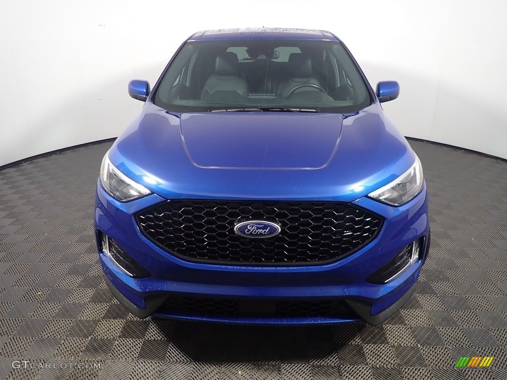 Atlas Blue Metallic 2021 Ford Edge ST-Line AWD Exterior Photo #145458118