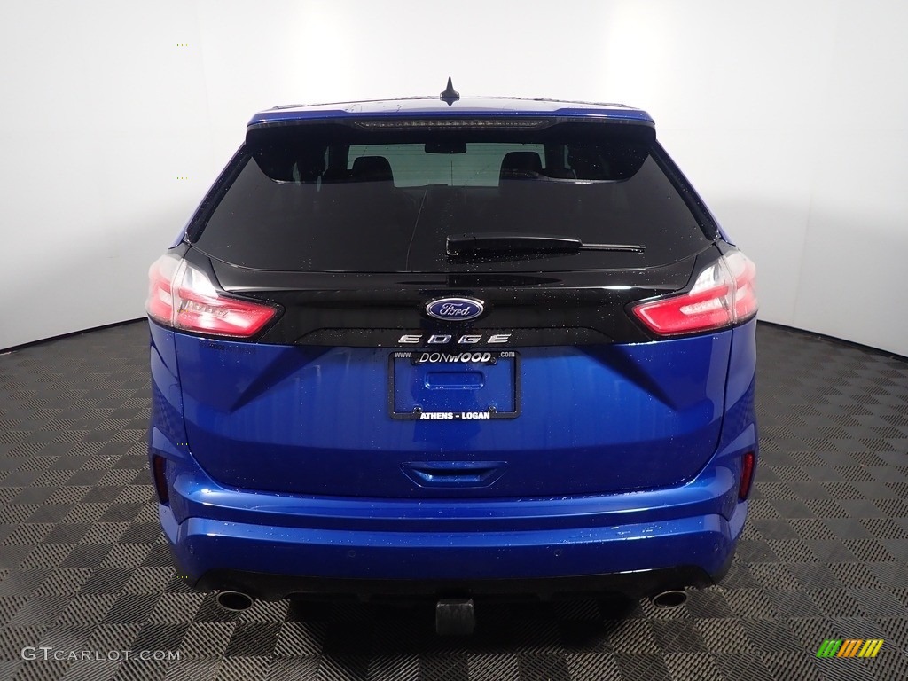 Atlas Blue Metallic 2021 Ford Edge ST-Line AWD Exterior Photo #145458238