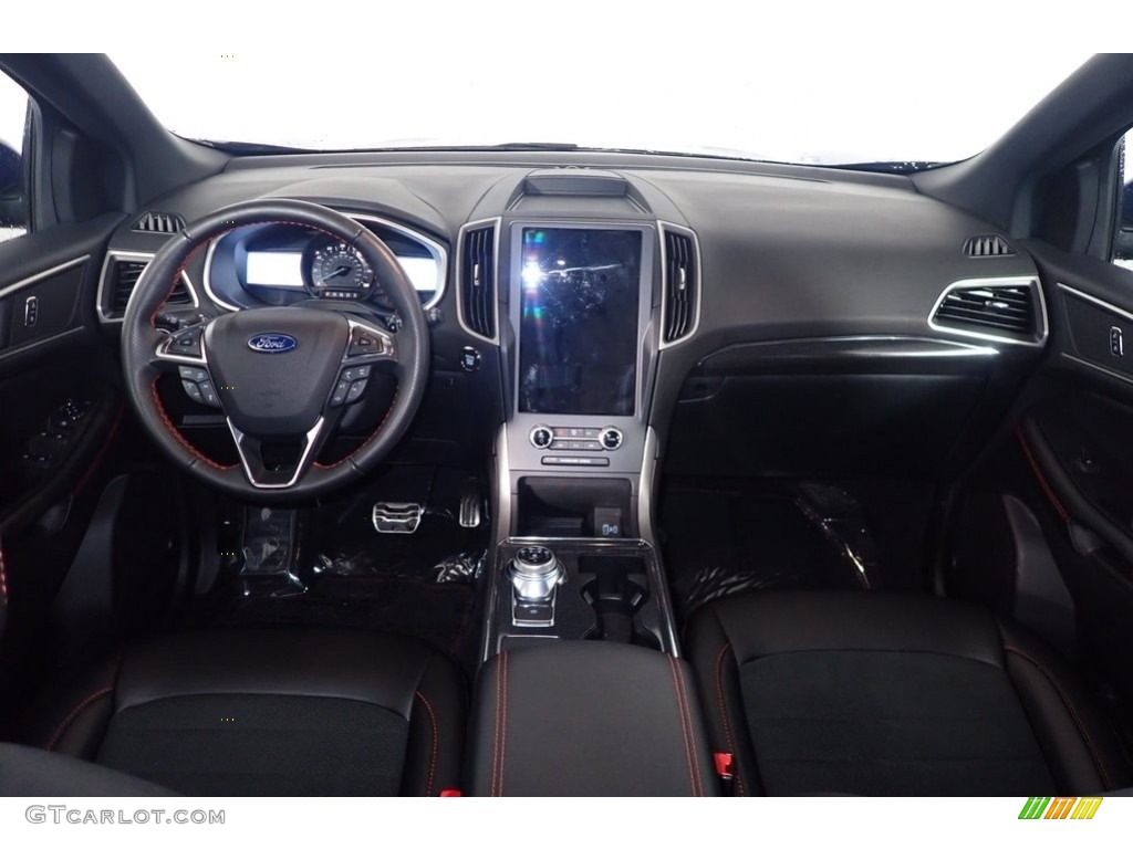2021 Ford Edge ST-Line AWD Ebony Dashboard Photo #145458402