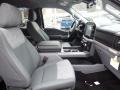 Medium Dark Slate 2022 Ford F150 XLT SuperCab 4x4 Interior Color