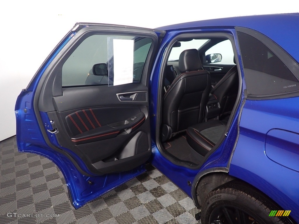 2021 Ford Edge ST-Line AWD Ebony Door Panel Photo #145458553