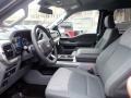 Medium Dark Slate 2022 Ford F150 XLT SuperCab 4x4 Interior Color