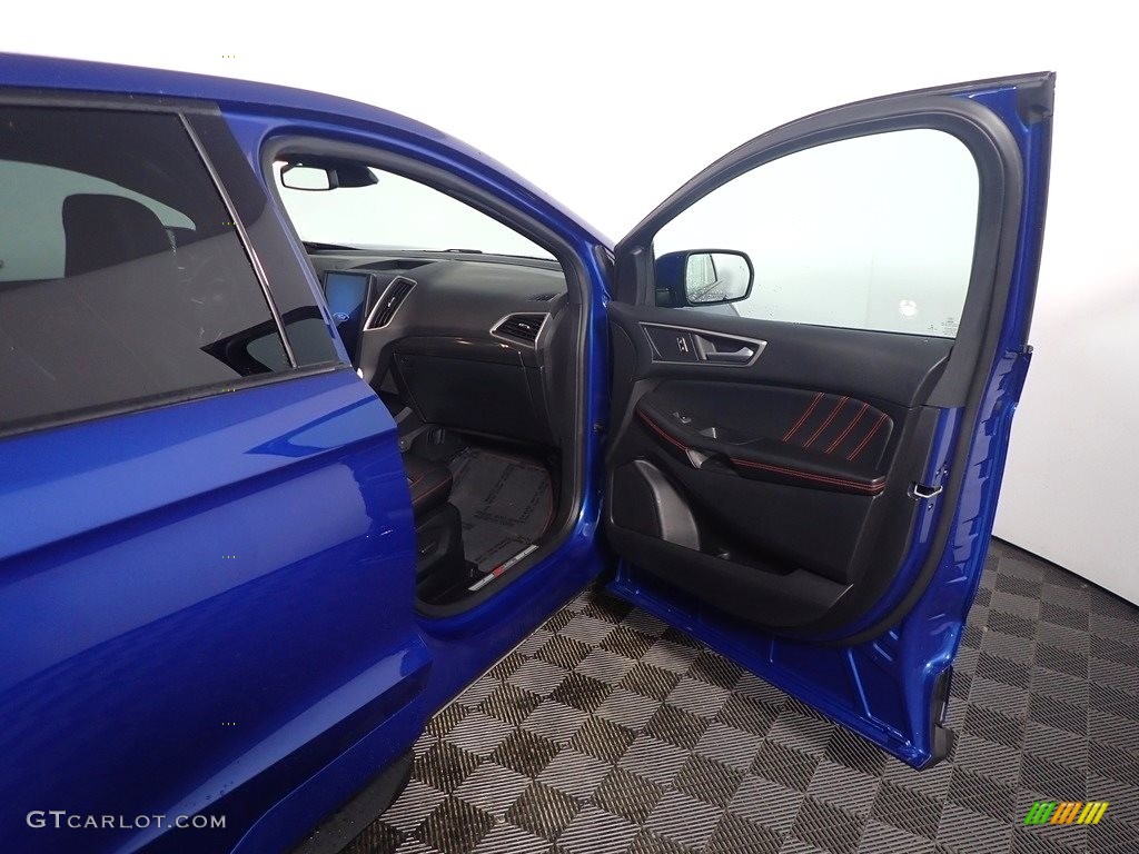 2021 Ford Edge ST-Line AWD Ebony Door Panel Photo #145458610