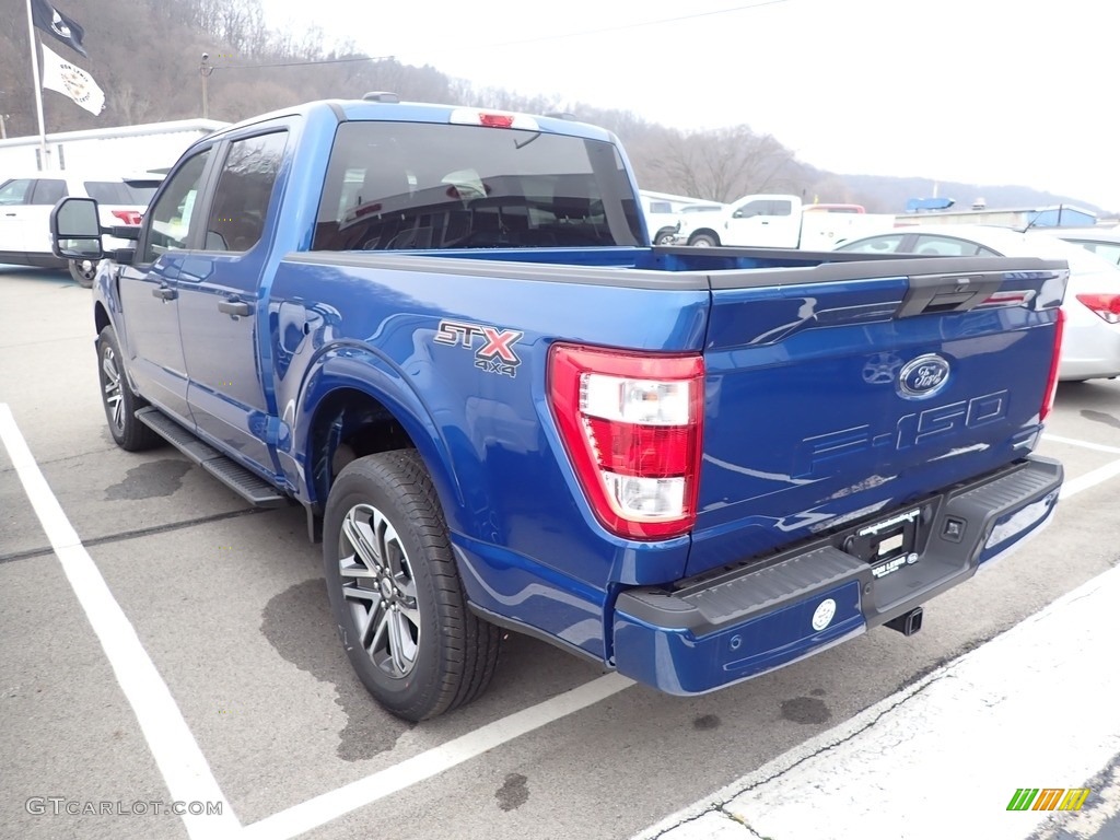 2022 F150 XLT SuperCrew 4x4 - Atlas Blue Metallic / Black photo #5