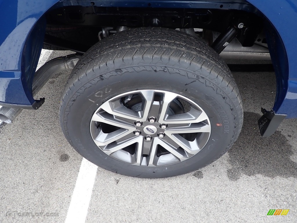 2022 F150 XLT SuperCrew 4x4 - Atlas Blue Metallic / Black photo #9