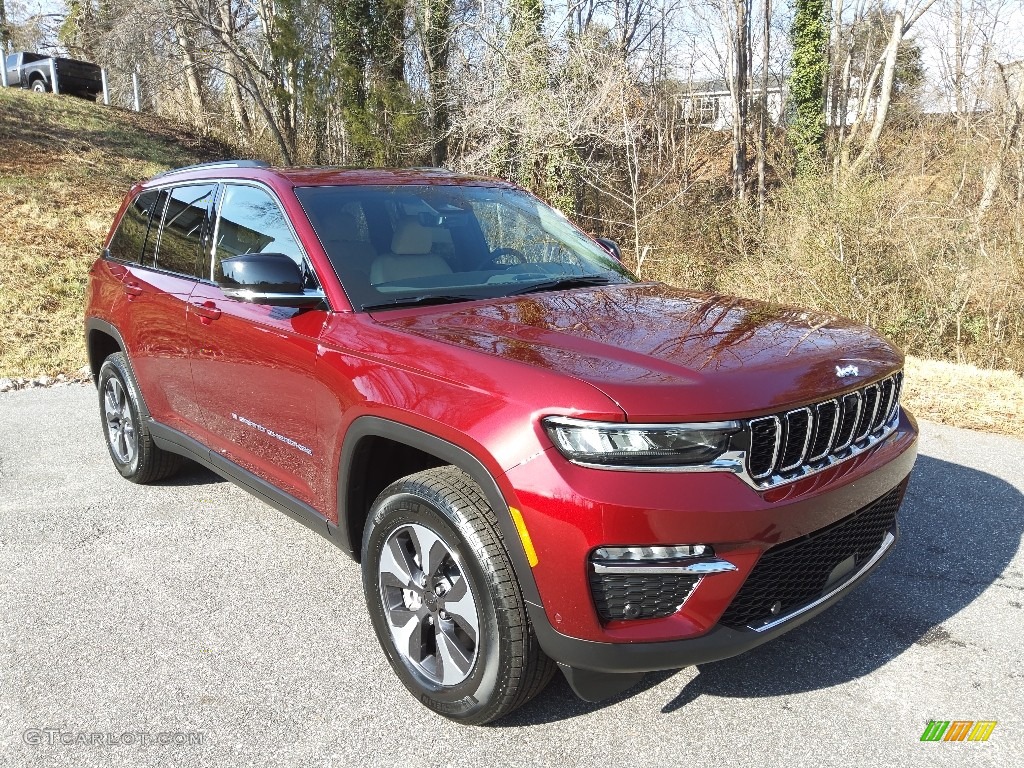 Velvet Red Pearl 2023 Jeep Grand Cherokee 4XE Exterior Photo #145459114
