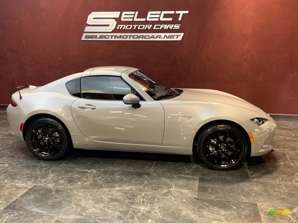 Platinum Quartz Metallic 2022 Mazda MX-5 Miata RF Grand Touring Exterior Photo #145459286