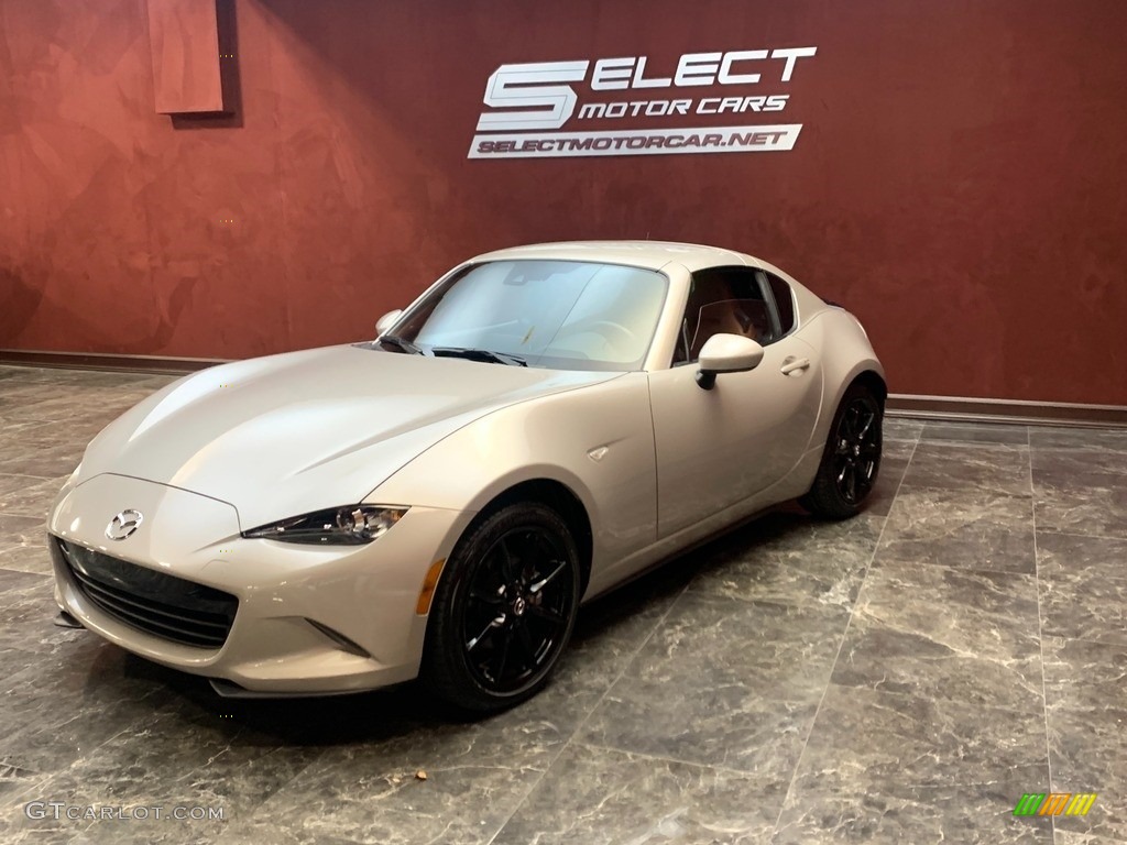 2022 MX-5 Miata RF Grand Touring - Platinum Quartz Metallic / Terracotta photo #6