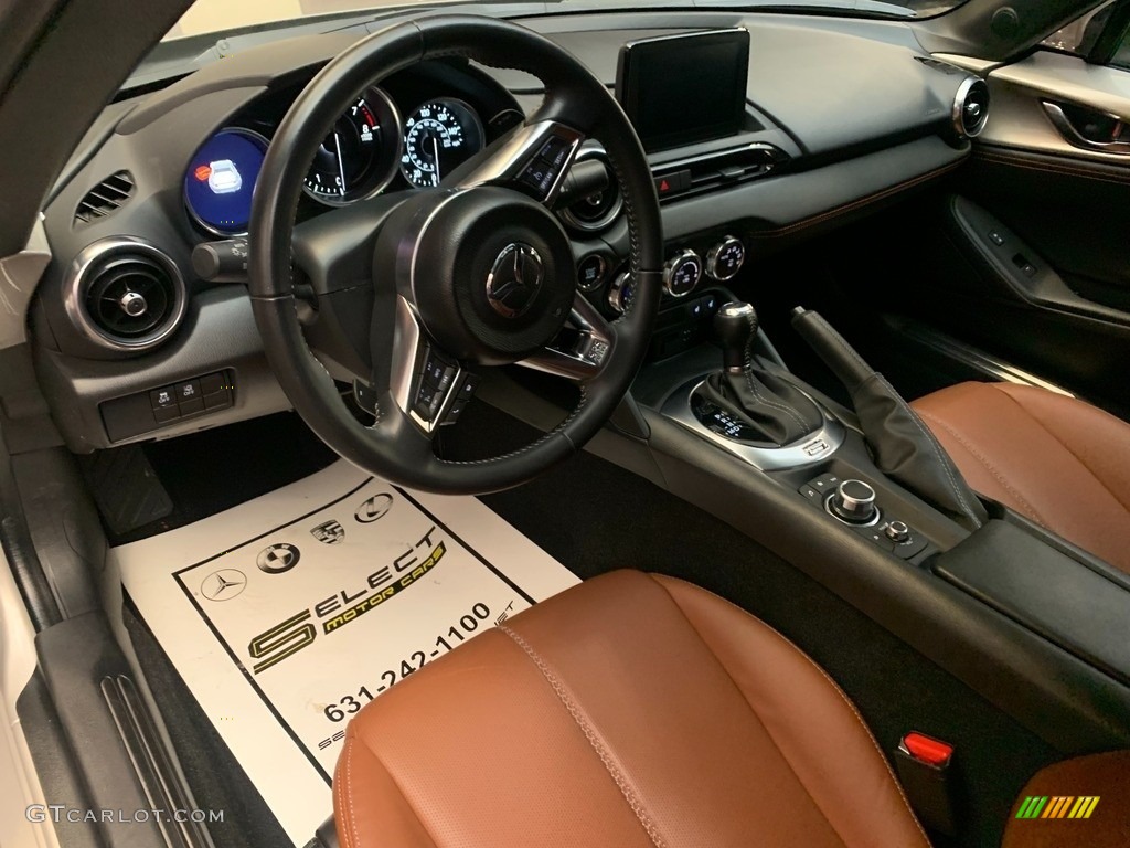 2022 MX-5 Miata RF Grand Touring - Platinum Quartz Metallic / Terracotta photo #9