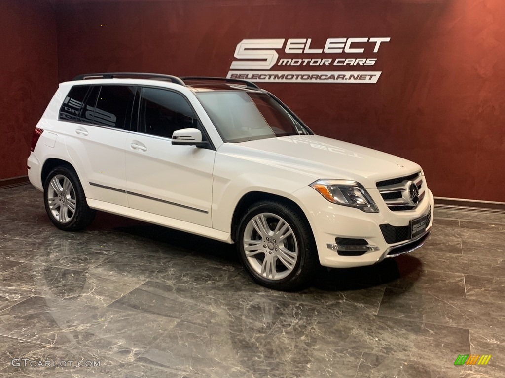 2014 GLK 350 4Matic - Polar White / Black photo #3