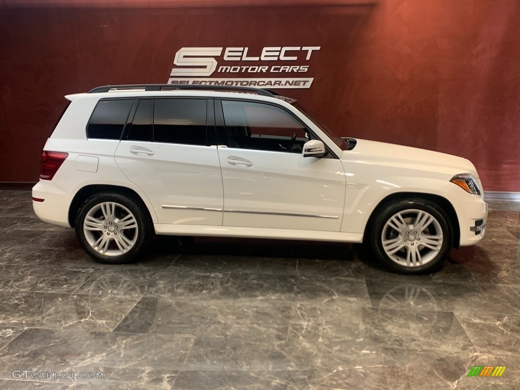 2014 GLK 350 4Matic - Polar White / Black photo #4