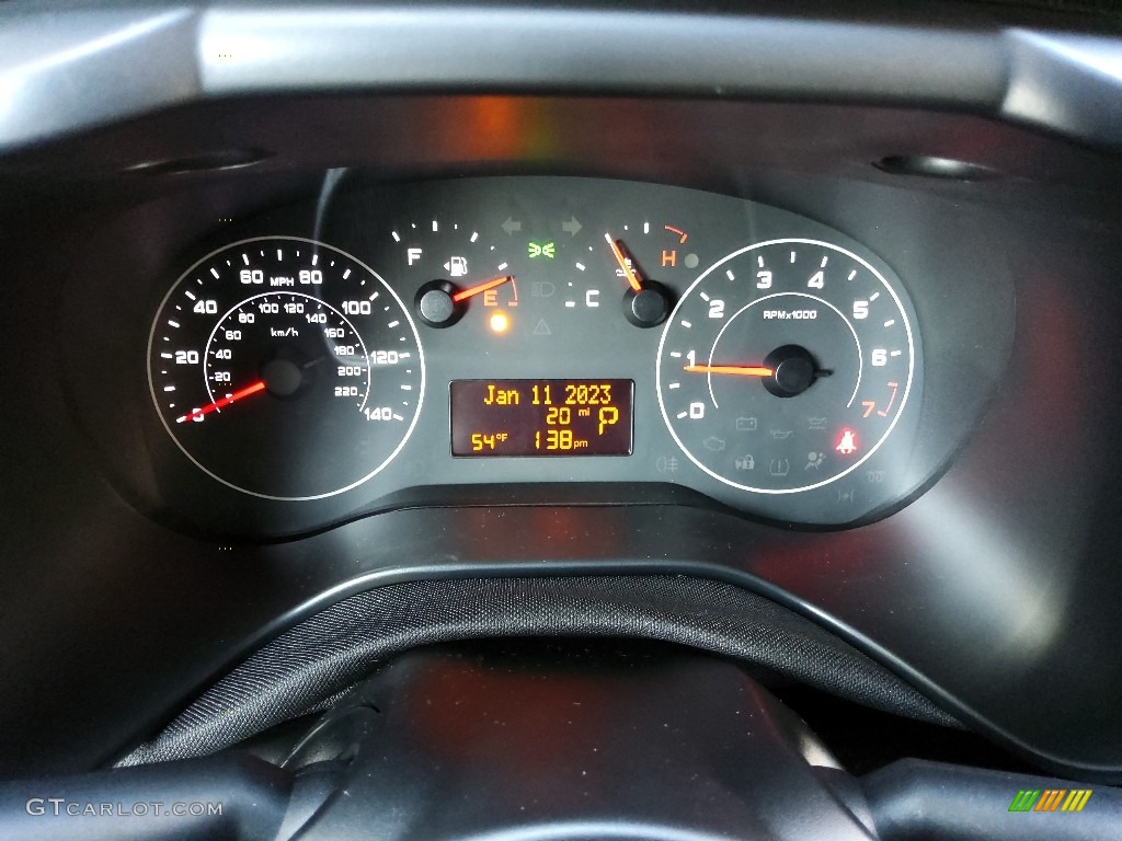 2022 Ram ProMaster City Wagon Gauges Photos