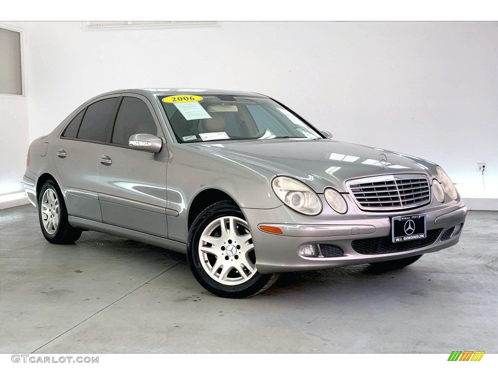 2006 E 350 4Matic Sedan - Pewter Metallic / Stone photo #33