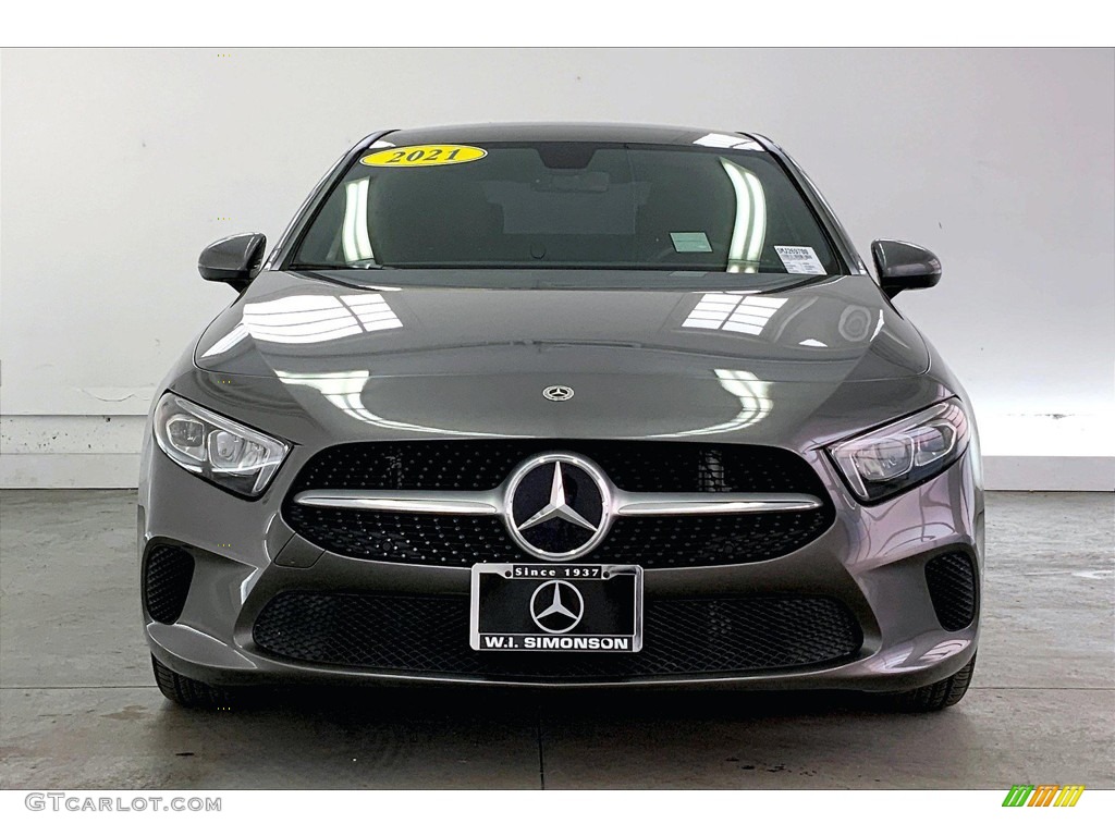 2021 A 220 Sedan - Mountain Grey Metallic / Black photo #2