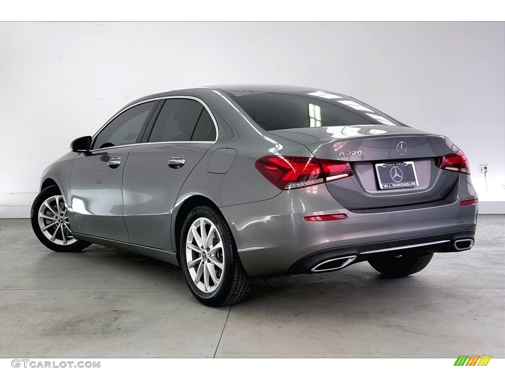 2021 A 220 Sedan - Mountain Grey Metallic / Black photo #10