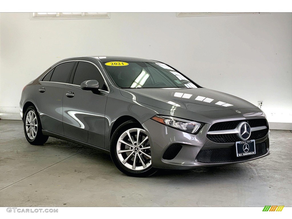 2021 A 220 Sedan - Mountain Grey Metallic / Black photo #34