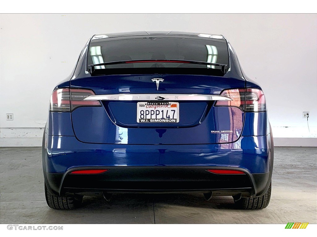 2020 Model X Performance - Deep Blue Metallic / Black photo #3